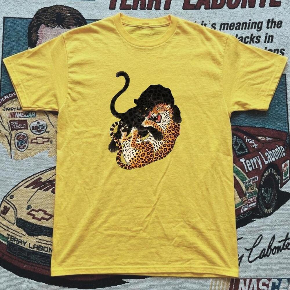Yellow Leopard Graphic Tee 1